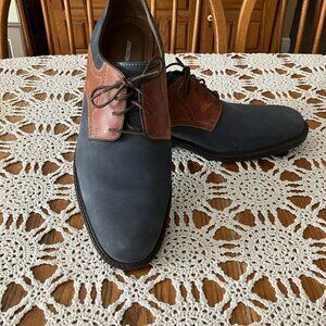 Men’s Sz. 13M Johnston & Murphy Lace Up Blue Saddle Oxford 59-2567